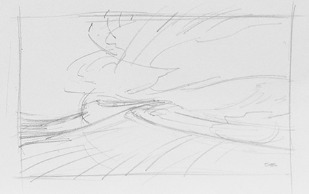 Compositional Study for Long Timber 2 by Scott  Breton | Lethbridge Gallery